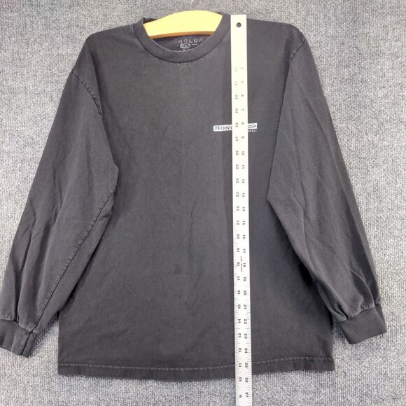 Honolua Men's Hawaii Surfboard Graphic T-Shirt Black Small Long Sleeve - Picture 11 of 13